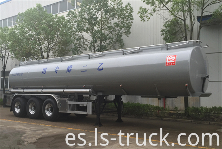 corrosive liquid tank semi trailer